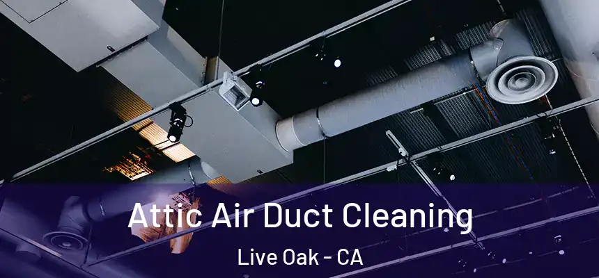 Attic Air Duct Cleaning Live Oak - CA