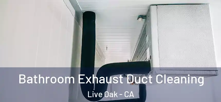 Bathroom Exhaust Duct Cleaning Live Oak - CA
