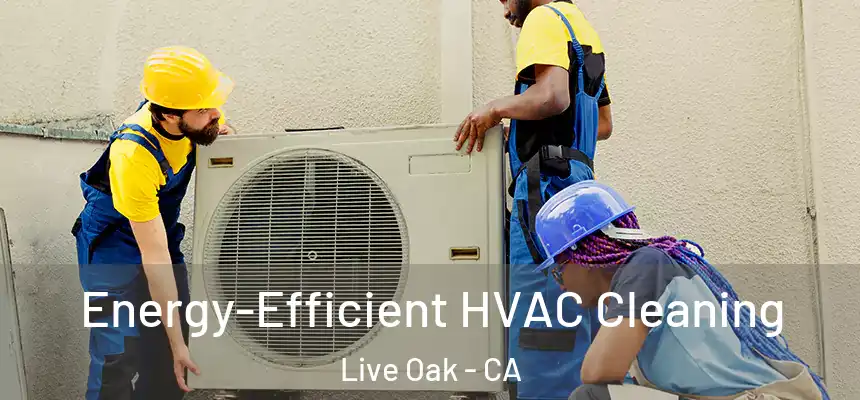  Energy-Efficient HVAC Cleaning Live Oak - CA