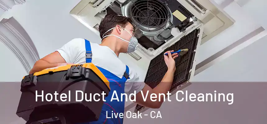 Hotel Duct And Vent Cleaning Live Oak - CA