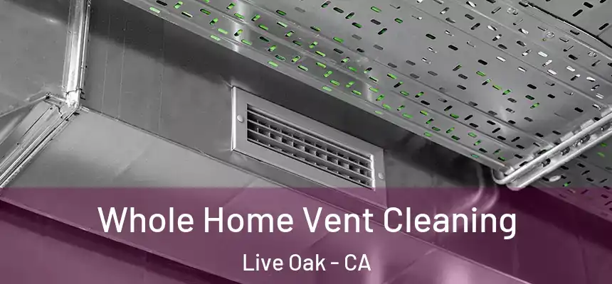 Whole Home Vent Cleaning Live Oak - CA